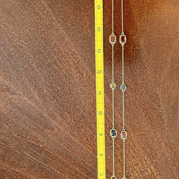 KATE SPADE Elegant Multi-Color Gemstone Necklace - Picture 5 of 6